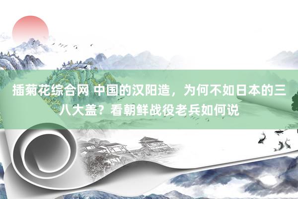 插菊花综合网 中国的汉阳造，为何不如日本的三八大盖？看朝鲜战役老兵如何说