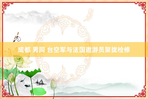 成都 男同 台空军与法国遨游员聚拢检修
