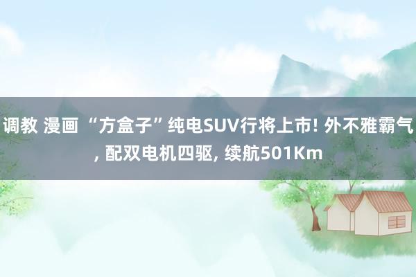 调教 漫画 “方盒子”纯电SUV行将上市! 外不雅霸气， 配双电机四驱， 续航501Km
