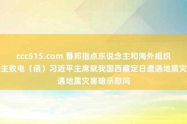 ccc515.com 番邦指点东说念主和海外组织肃肃东说念主致电（函）习近平主席就我国西藏定日遭遇地震灾害暗示慰问
