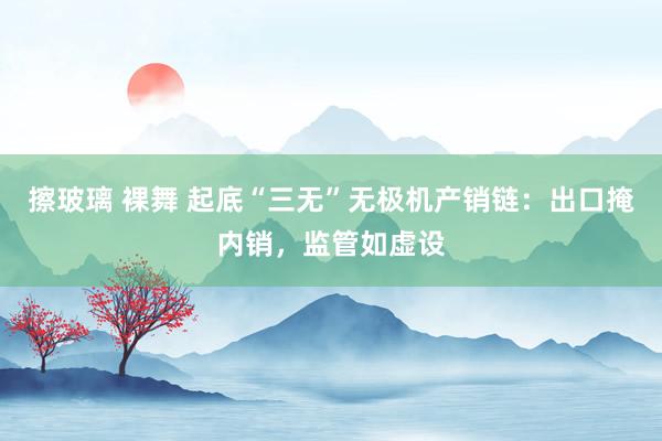 擦玻璃 裸舞 起底“三无”无极机产销链：出口掩内销，监管如虚设